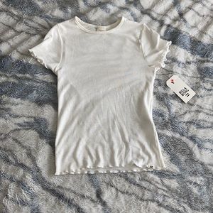 BILLABONG RUFFLED SLEEVE TEE